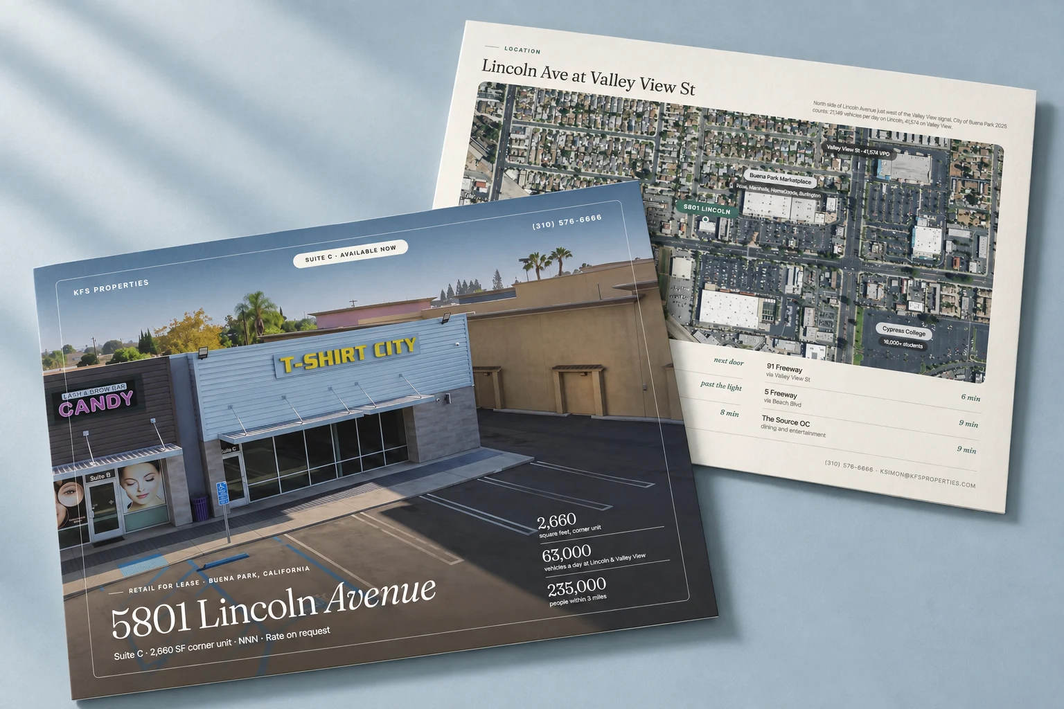 5801 Lincoln leasing brochure
