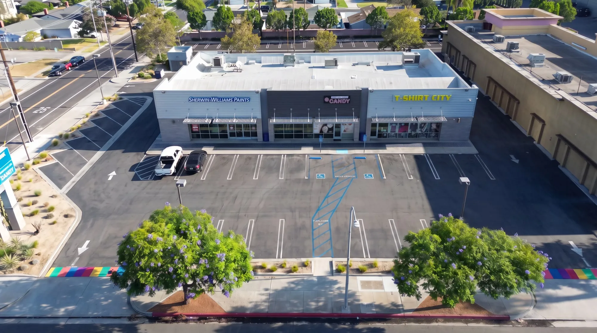 Building frontage at 5801 Lincoln Avenue
