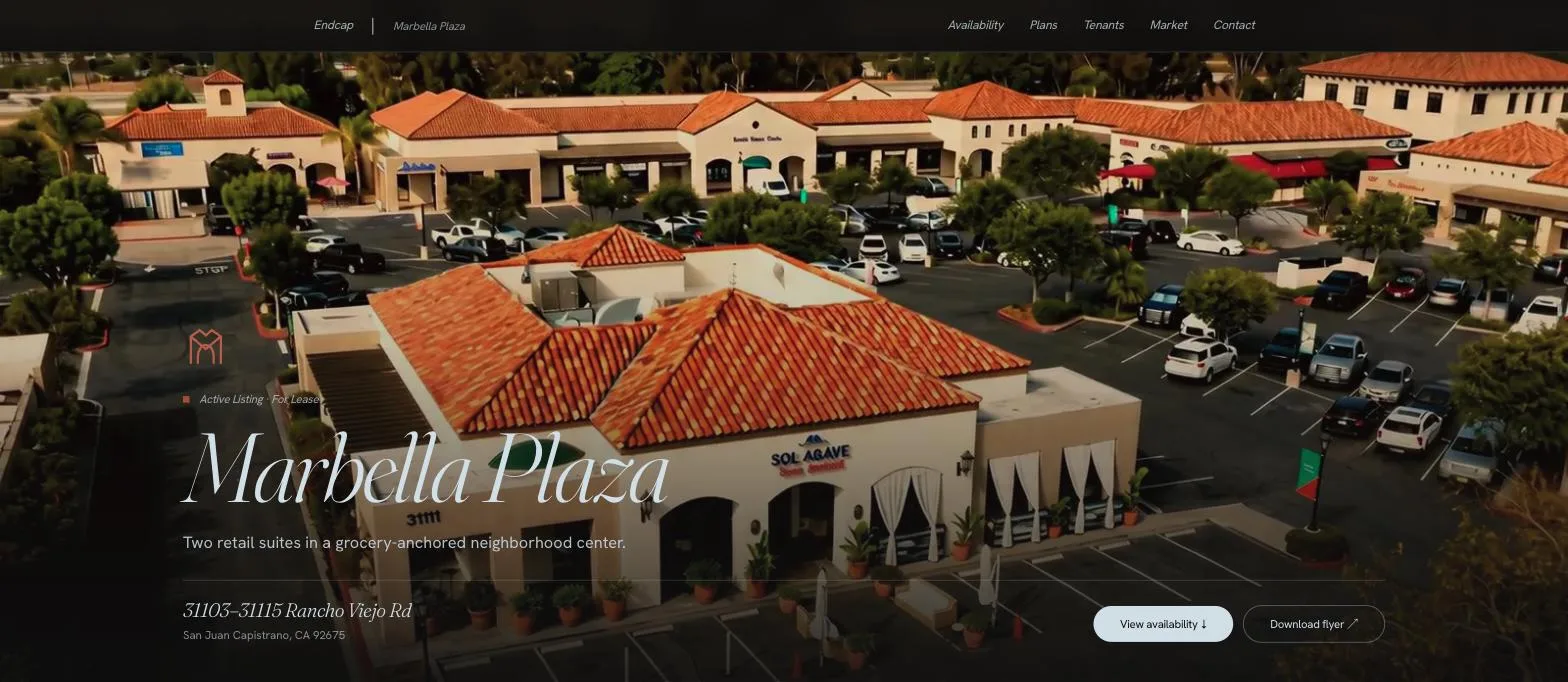 The Marbella Plaza listing website