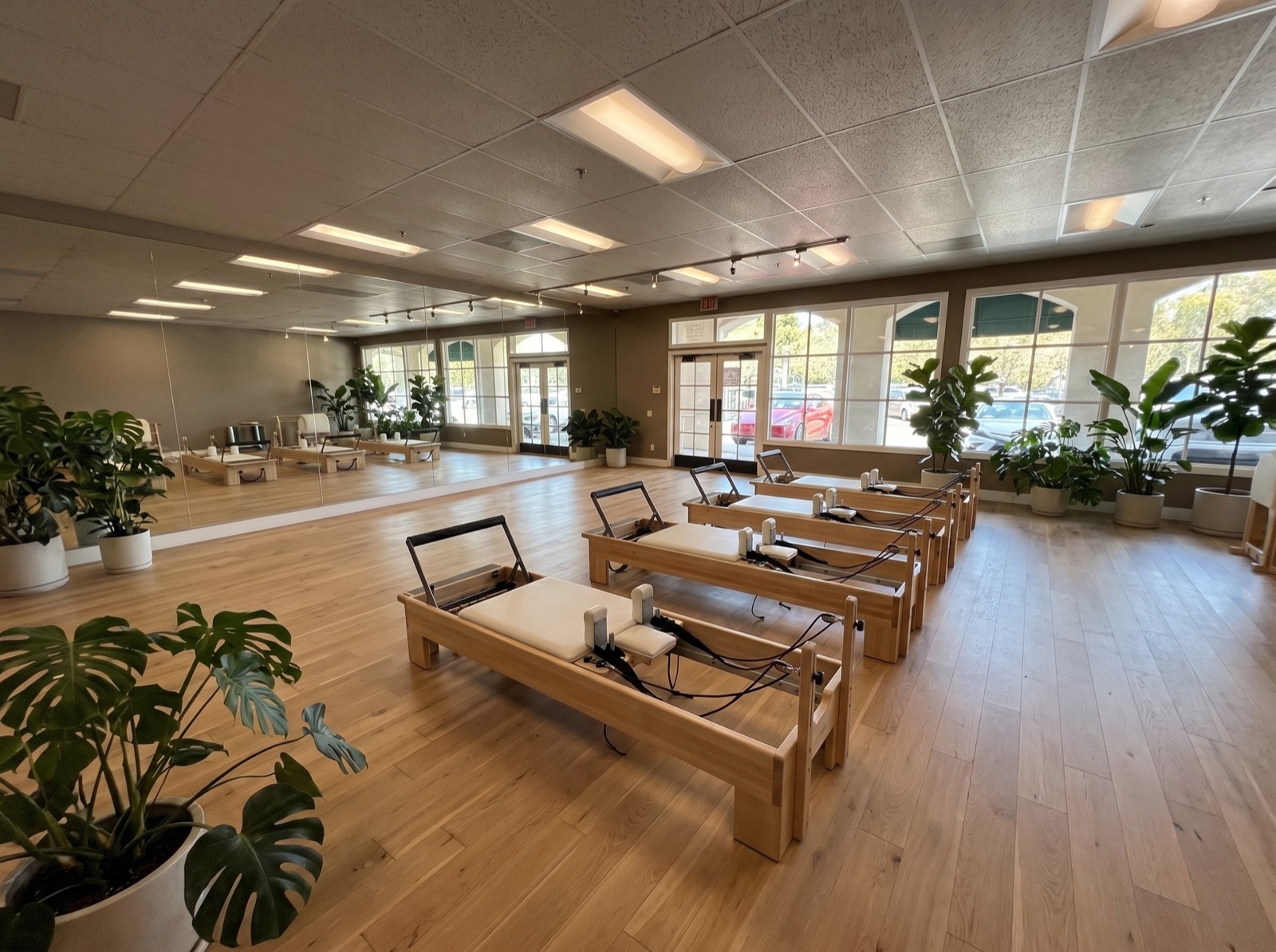 Marbella Plaza suite visualized as a Pilates studio