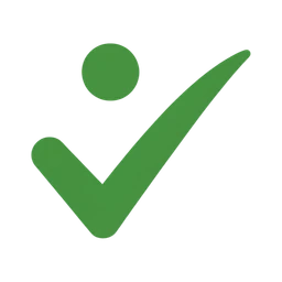My Friendly Staff person and check mark