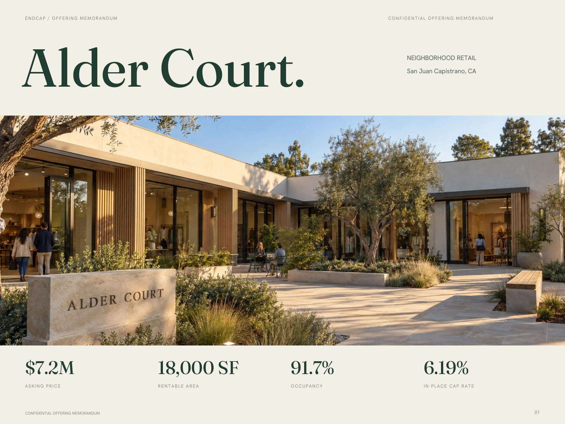 Alder Court / 12-page offering memorandum